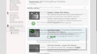 RIA Compliance Software  MyRIACompliancecom by RIA in a Box [upl. by Chally]