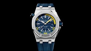 EWC review of the 2018 Audemars Piguet Royal Oak Offshore Diver 15710ST [upl. by Pitarys404]