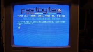 TAV64 programa sintetizador de voz para Commodore 64 [upl. by Wisnicki]