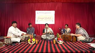 Raag Maru Bihag Vilamvit and Chota khyal followed by Mishra Des Thumri by Barnali Datta Acharya [upl. by Aicnarf370]