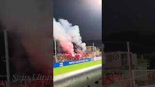 Yverdon Sport at home against BSC Young Boys ultras swissultras [upl. by Ecirad483]