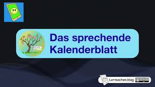 Das sprechende Kalenderblatt 2024 [upl. by Farrison754]