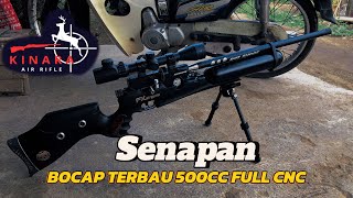 SENAPAN BOCAP 500cc Full CNC  Senapan Long Range senapanpcpbocap kinaraairrifle [upl. by Nosneh]