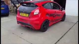 Pumaspeed Fiesta ST300R MAXD Hard Cut Limiter Crackle Map [upl. by Odlaw754]