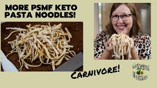 Carnivore Keto Pasta Noodles for PSMF Diet  No Psyllium or Flours  Protein Noodle [upl. by Savihc]