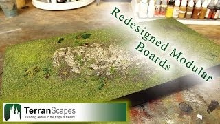 TerranScapes  New Modular Boards Pt 1  wargame terrain [upl. by Econah]