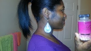 Quick Relaxer Update December 2013  Hairfinity [upl. by Nihahs]