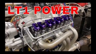 Justin Ruttans LT1 on the Engine Dyno [upl. by Jabon]