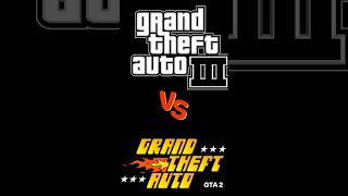 GTA 3 VS GTA 2 gta shorts gaming [upl. by Mellette]