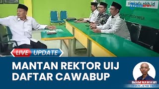 Mantan Rektor UIJ Daftar Jadi Cawabup di Pilkada Jember 2024 Diantar Bentor ke DPC PKB [upl. by Rahr589]