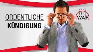 Was ist eine ordentliche Kündigung Grundbegriffe der Kündigung einfach erklärt  Betriebsrat Video [upl. by Avilys]