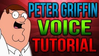 Peter Griffin Voice Tutorial How Do I Do It [upl. by Anek]