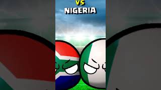 SEMIFINAL NIGERIA vs SUDÁFRICA  COPA AFRICANA DE NACIONES 2023 countryballs [upl. by Veejar]