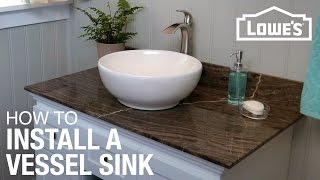 How to Install a Vessel Sink [upl. by Yaker]