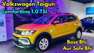 Volkswagen Taigun Base Model 2024  Volkswagen Taigun Comfortline 10 TSI  Taigun Updated Variant [upl. by Ecnerol713]