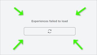 Roblox  Experiences Failed To Load  2022  Fix [upl. by Socram420]