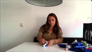 Handige tutorial boodschappentas opvouwen [upl. by Aciret]