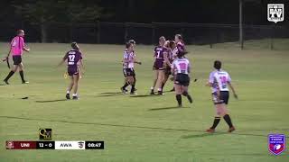 2018 NHRL  Ladies League Tag  Round 1 Highlights  University v Awabakal United [upl. by Rockie162]