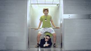 Gangnam Style  Elevator dreamscene for Windows 7 [upl. by Yendahc]