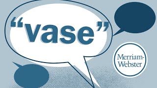 How do you pronounce Vase  MerriamWebster  Ask the Editor [upl. by Eelana]