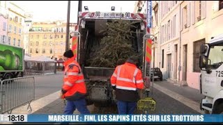 Marseille  fini les sapins sur les trottoirs [upl. by Amargo]