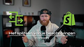 Hoe Splits Je Een Beschrijving In Shopify [upl. by Griselda640]