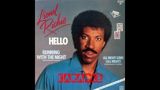 A062 Hello  Lionel Richie  Karaoke Lyrics and Guitar Chords [upl. by Cora]