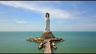 Guan Yin of Nanshan 108Metre Sanya Island Hainan  China [upl. by Noremmac857]