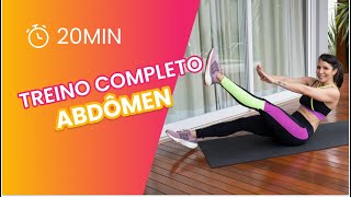 Treino completo pra secar e definir seu abdômen  Seca barriga em casa  Carol Borba [upl. by Denice324]