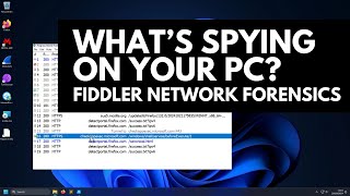 Whats Spying on your PC Fiddler Tutorial [upl. by Trellas372]