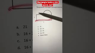 Finding Perimeter of a compound shape mathshorts [upl. by Otreblanauj]