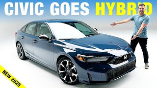 2025 Honda Civic Hybrid First Look  The Hybrid Is Back amp Better Than Ever [upl. by Llehctim603]