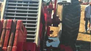 Farmall 1206 Breaks in Half when flywheel Explodes [upl. by Yelsew]