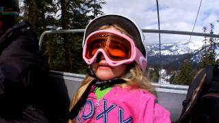 4 yearold snowboarding superstar  Bailey Duran [upl. by Eeniffar963]