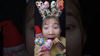 eye candy👁 Wolfoo eggs🦖  Pocky chocolate sticks 🍫 funny food mukbang [upl. by Adnawad]