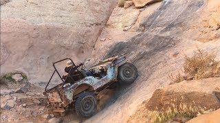 A Couple Willys amp Some Friends on Yellow Hill  Pritchett Canyon Moab [upl. by Enidlareg]