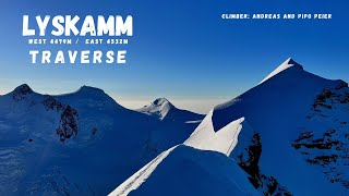 Lyskamm Traverse Überschreitung Liskamm [upl. by Robins]