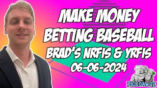 Winning NRFIs Today Thursday 6624  MLB Predictions amp Picks  Brads NRFIs amp YRFIs [upl. by Aggie]