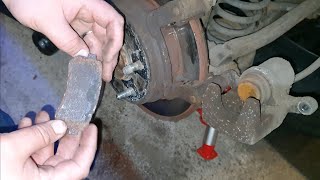 Rear brake pad replacement Hyundia ix35 [upl. by Fin]