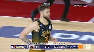 Mihailo Boskovic  Igokea  202324 International Highlights [upl. by Dev]