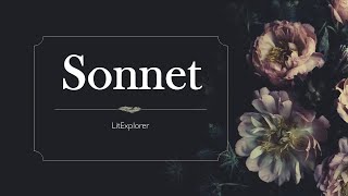 Sonnet  What is sonnet  Types of Sonnets  English and Italian Sonnet [upl. by Ellemrac809]