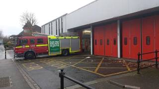 a fire engine leaving norbury fire station [upl. by Ycrep]