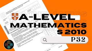 A Level Pure Math June 2010 Paper 32 970932 [upl. by Orhtej]