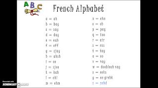 French Alphabet Song [upl. by Greenlee134]