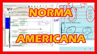 LEE Fácil un diagrama ELECTRICO Industrial en NORMA AMERICANA [upl. by Jarad]