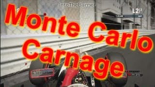 F1 Game 2012  Monte Carlo Carnage [upl. by Enetsirhc]