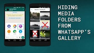 How to Hide Media Folders from WhatsApps Gallery on Android [upl. by Malvina]