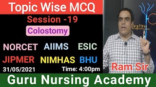 Colostomy  Colostomy Irrigation Procedure Care AIIMS  NORCET 2021 Nursing Officer amp Staff [upl. by Airamana913]