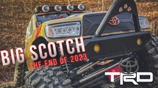 Axial SCX6 Honcho Last crawl of 2023 [upl. by Duwalt571]