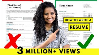 How to Write a Resume  For Freshers amp Experienced People StepbyStep Tutorial [upl. by Lavicrep400]